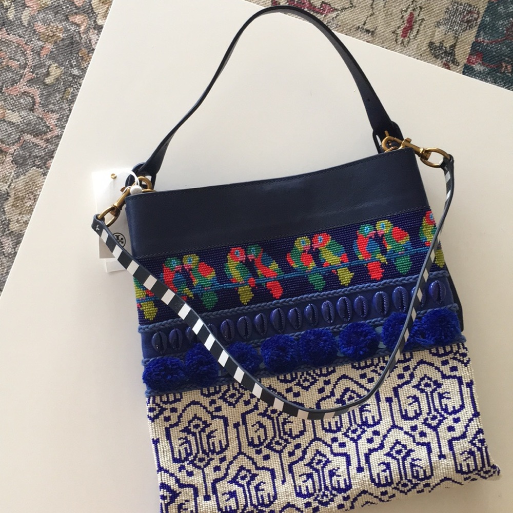 Tory burch navy handbag